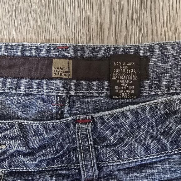 VTG Y2K Marithe Francois Girbaud Mens Jeans Short Size 40 - Picture 5 of 6